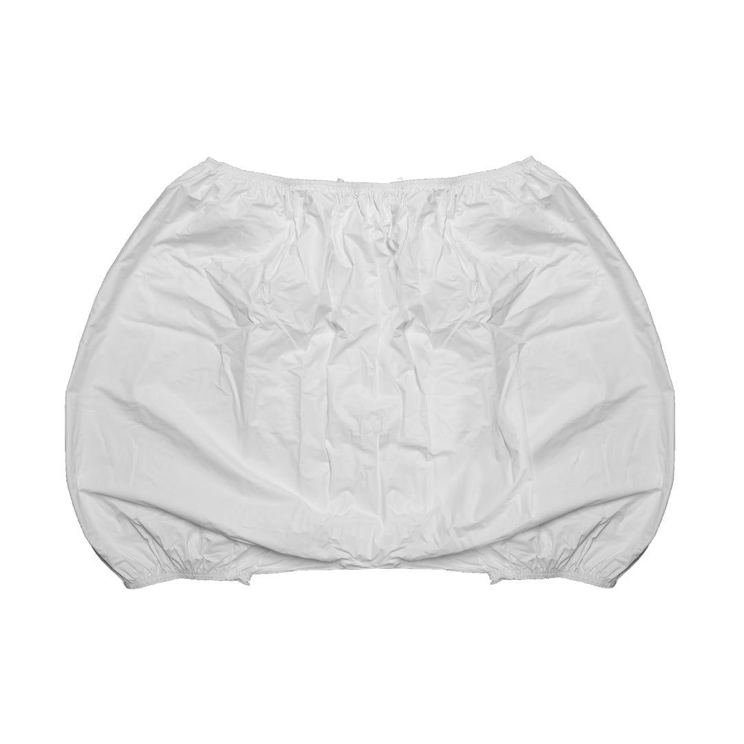 Protex Plastic Pants - Adult Diaper Cover with Covered Elastics (Large,  White)