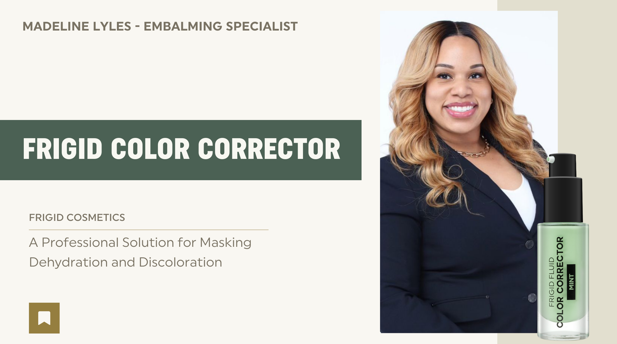 FRIGID COLOR CORRECTOR: A Professional Solution for Masking Dehydration and Discoloration