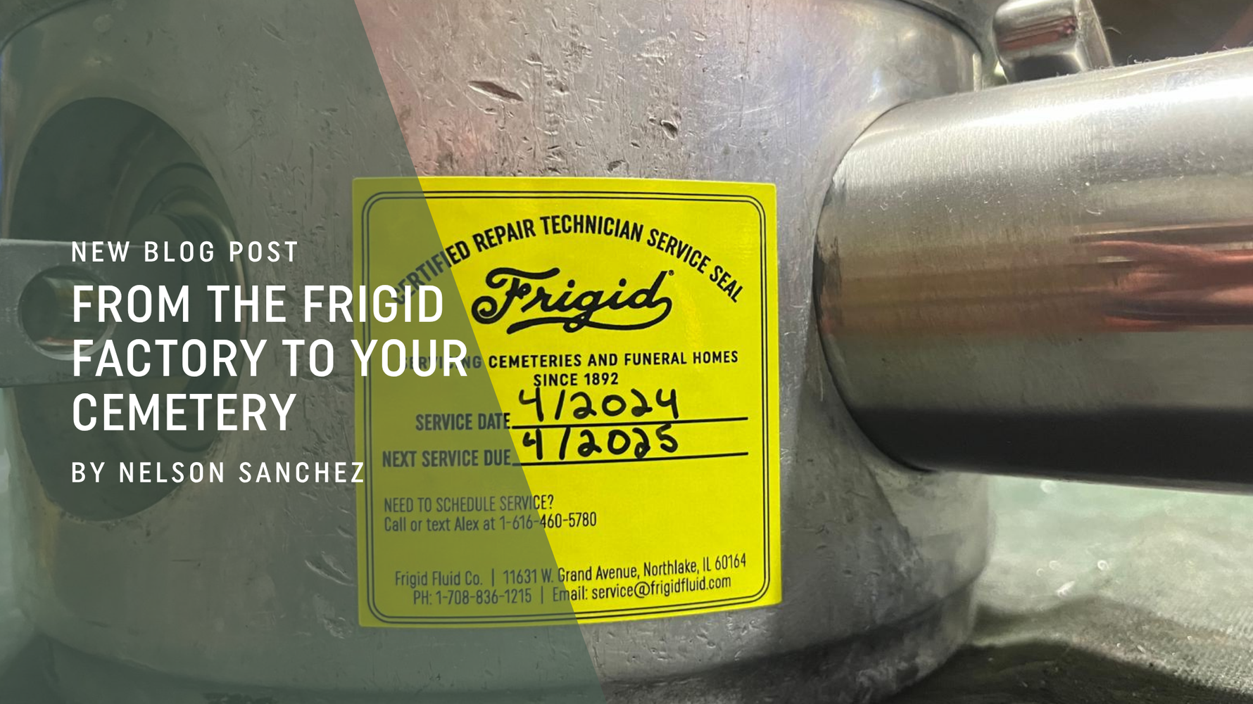 From the Frigid Factory to Your Cemetery: Why We Service Casket Lowering Devices On-Site