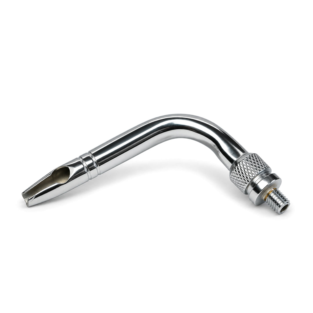 Curved Stub Carotid Tube - 5/16", Threaded