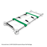 A Stainless Steel Frigid Imperial Casket lowering Device with placer set package