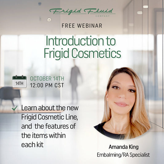 Webinar: Introduction to Frigid Cosmetics by Amanda King (October)