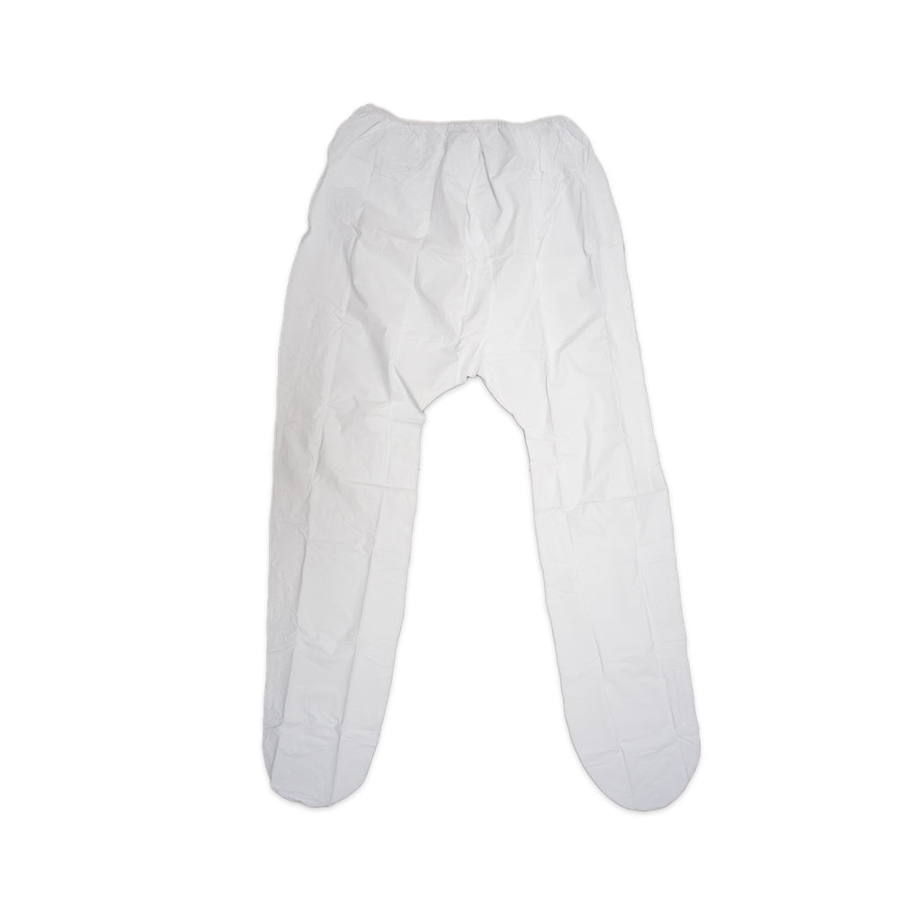 Plastic Capri Pants - White
