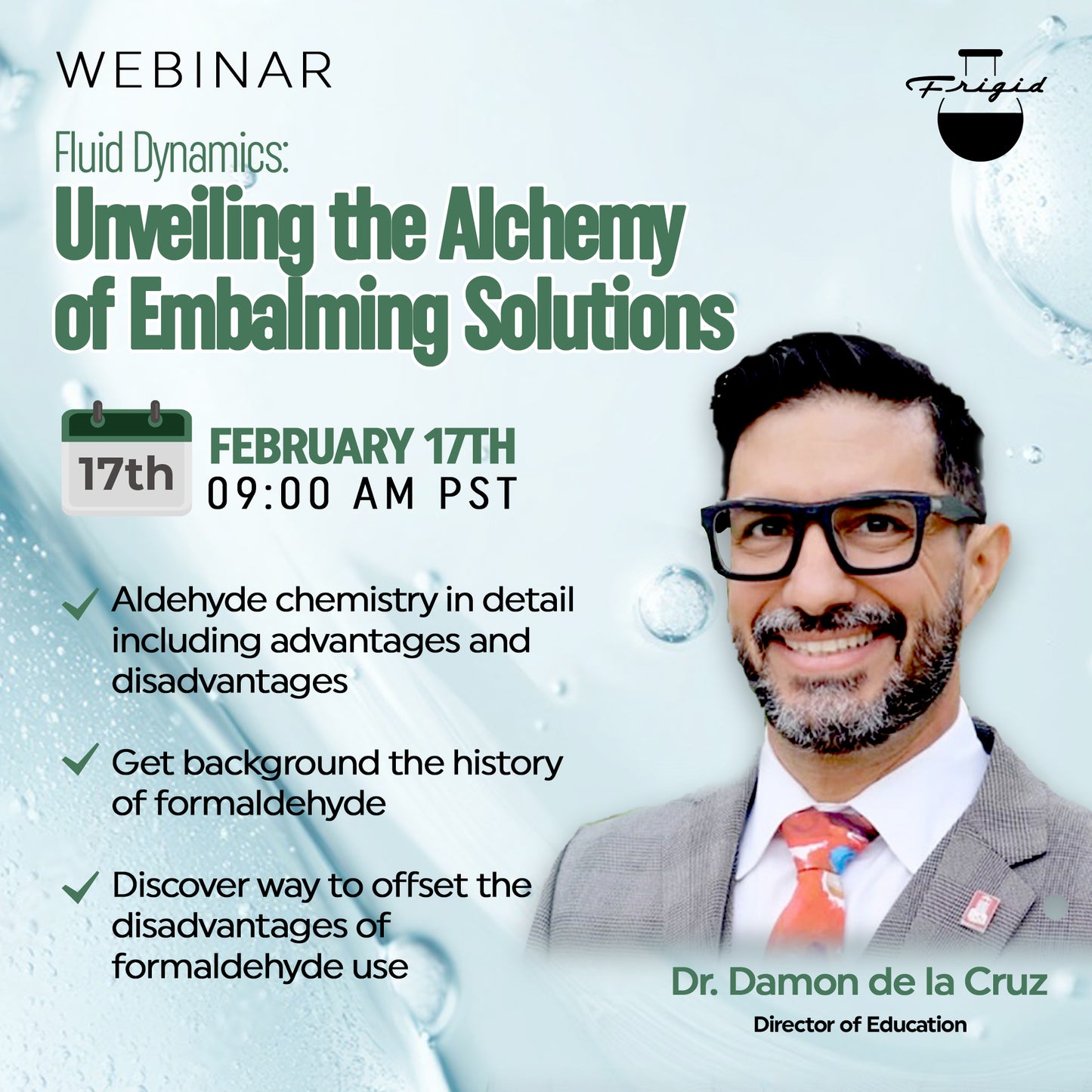 WEBINAR: Fluid Dynamics - Unveiling the Alchemy of Embalming Solutions 