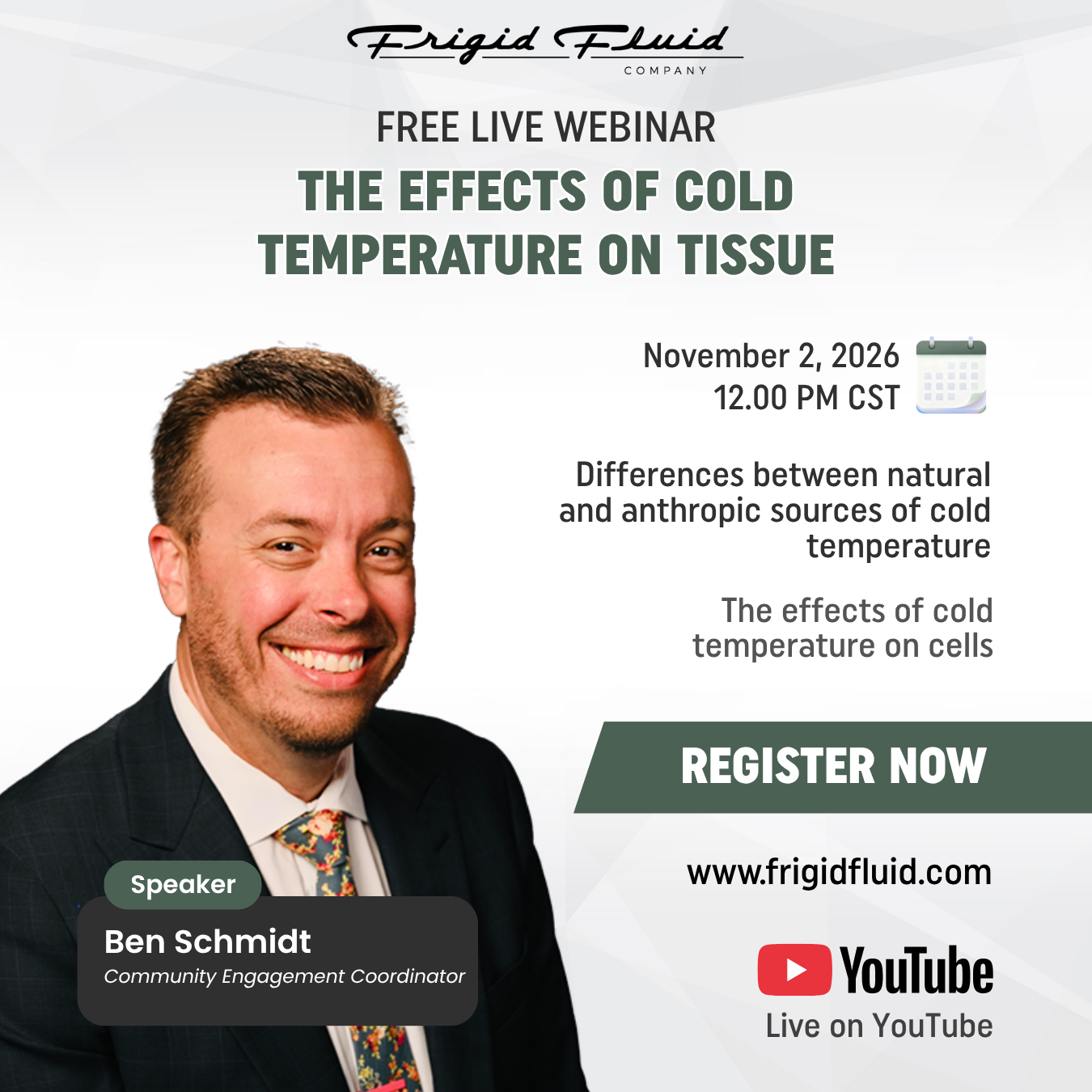 Webinar: The Effects of Cold Temperature on Tissue