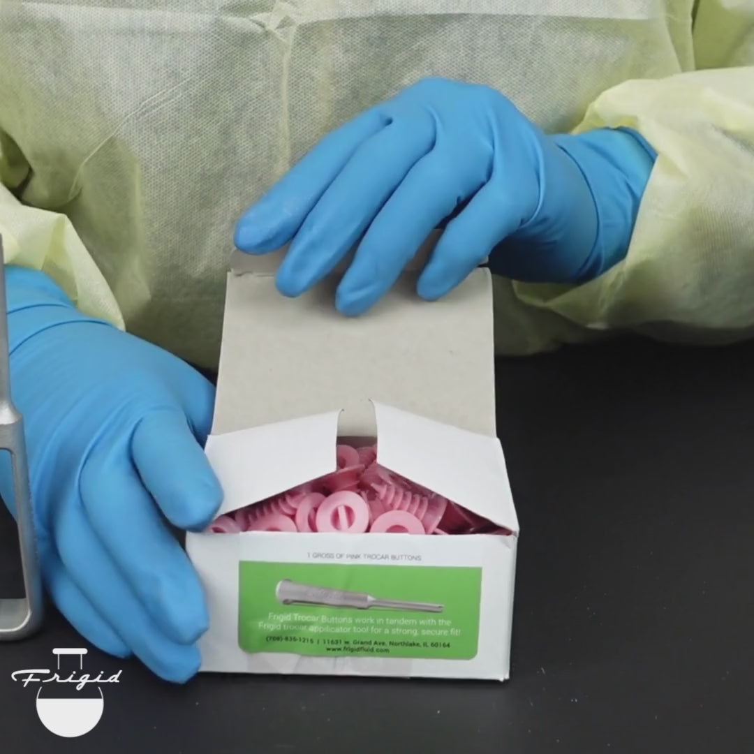 Frigid Pink Trocar Buttons