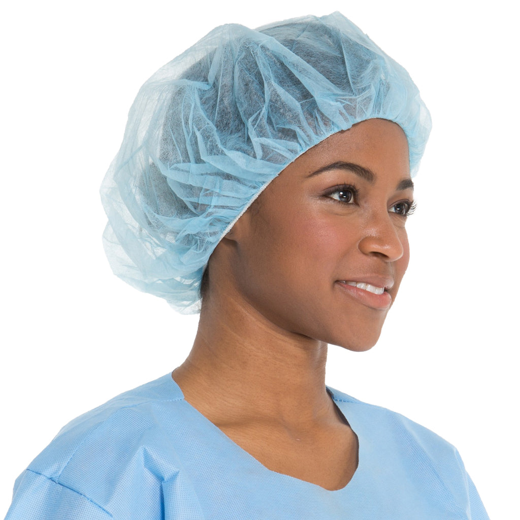 Bouffant Caps - 21" Blue