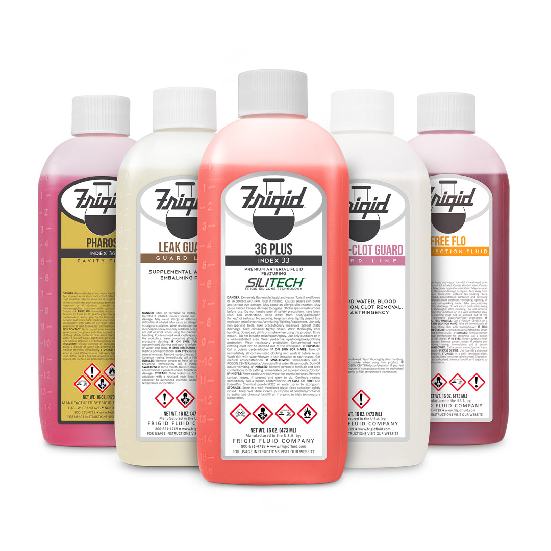 Edema Case Embalming Kit 12 pk Frigid Fluid