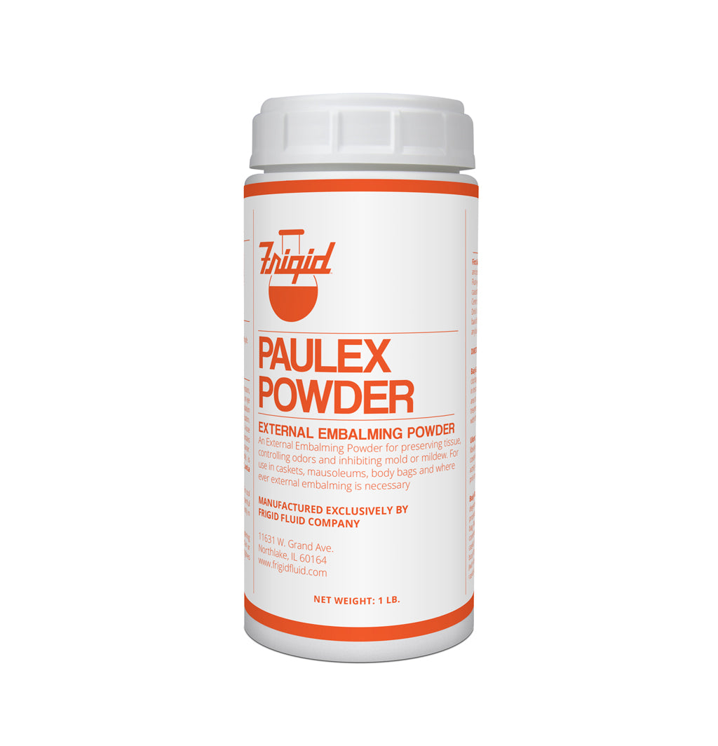 Paulex Powder | External Embalming Powder | 1lb Jar – Frigid Fluid